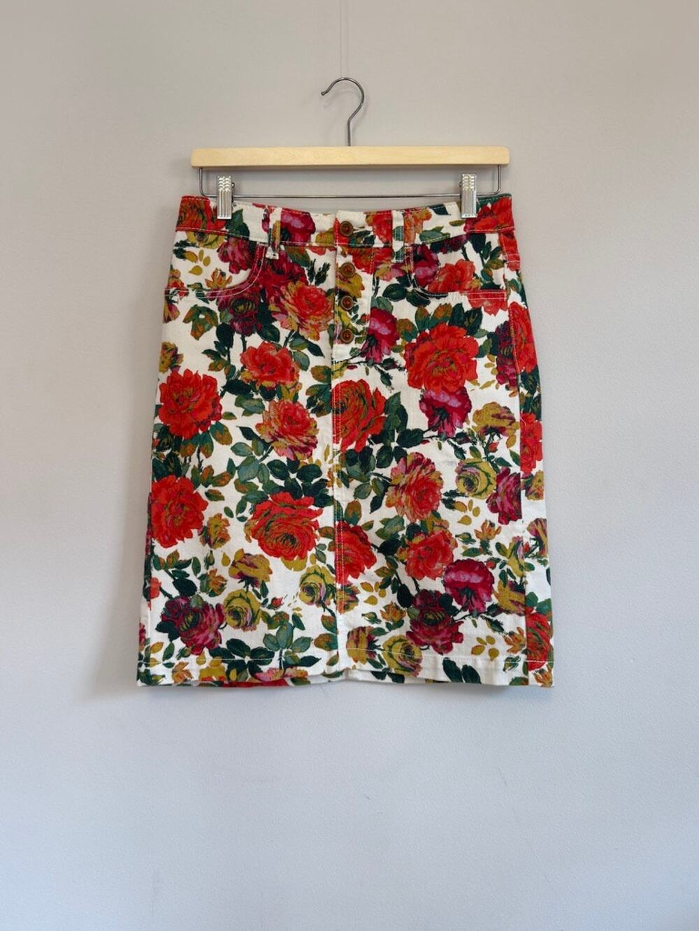 Anthropologie Maeve Women's Skirt Size 6 |  Jean Floral Multicolor Midi